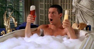 Billy Madison - Conditioner is better ... I make the hair silky and smooth.