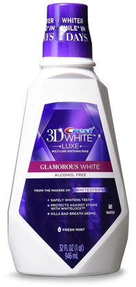 Crest 3D White Luxe Glamorous White Multi-Care Whitening Mouthwash