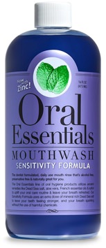 Oral Essentials Sensitive Teeth Mouthwash