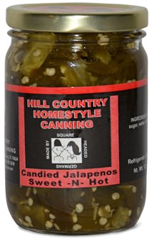Texas Hill Country Candied Jalapenos