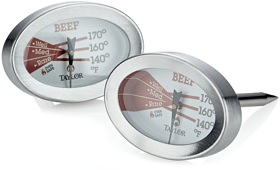 Crate & Barrel Beef Button Thermometers