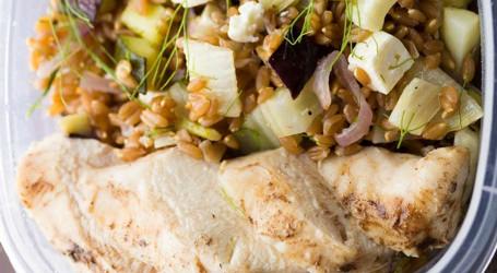 Mediterranean Farro Chicken Bowl recipe