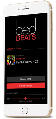 BedBeats app for iPhone and Android