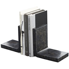 CB2 Marble Bookends