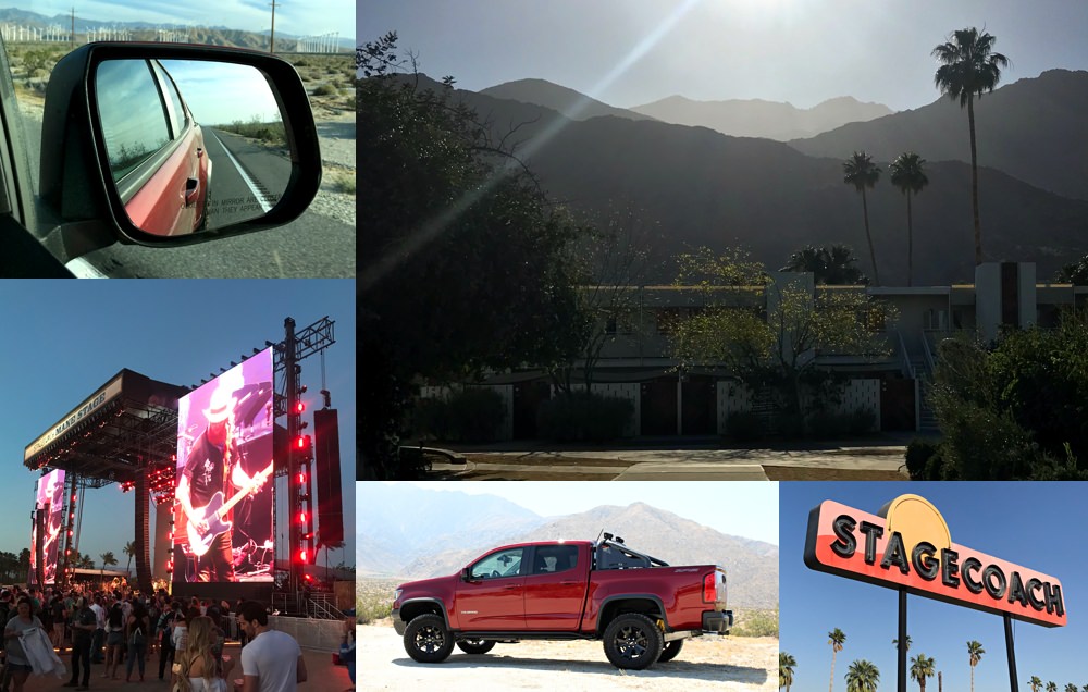 Road tripping with the Chevy Colorado ZR2 to Stagecoach in Palm Springs, California.