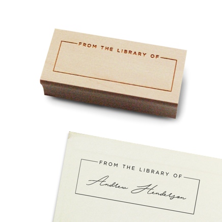 Packagery Personalized Library Stamp