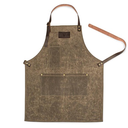 Cathy's Concepts Monogrammed Waxed Canvas Apron