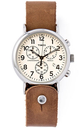 Form-Function-Form Horween Leather Timex Watch