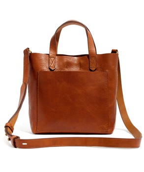 Madewell Leather Crossbody Tote