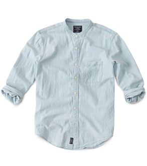 Abercrombie & Fitch Band Collar Shirt