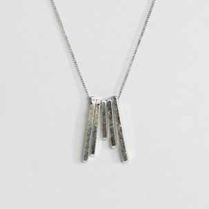 ASOS Burnished Silver Necklace