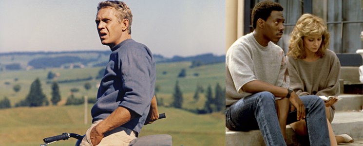 Steve McQueen and Eddie Murphy Wearing Short-Sleeve Sweatshirts