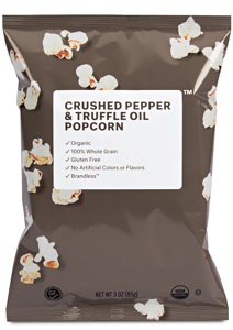 Brandless Organic Crushed Pepper & Truffle Oil Popcorn