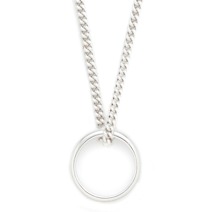 A.P.C. Silver Ring Necklace