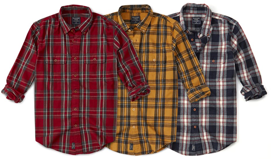 Abercrombie & Fitch Flannel Shirts