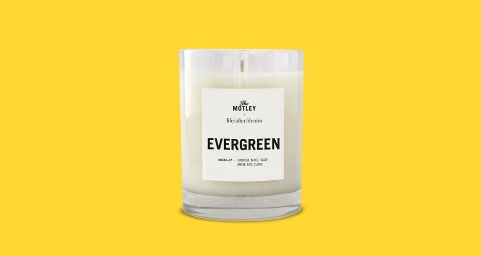The Motley x Life/After/Denim Evergreen Candle