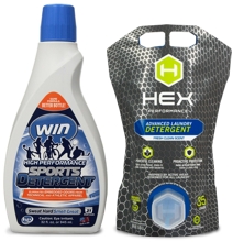 Win Sports Detergent and HEX Advanced Laundry Detergent