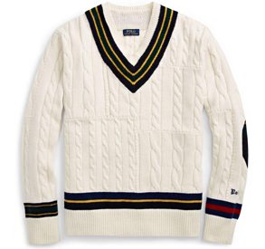 Polo Ralph Lauren Cable Cricket V-Neck Sweater