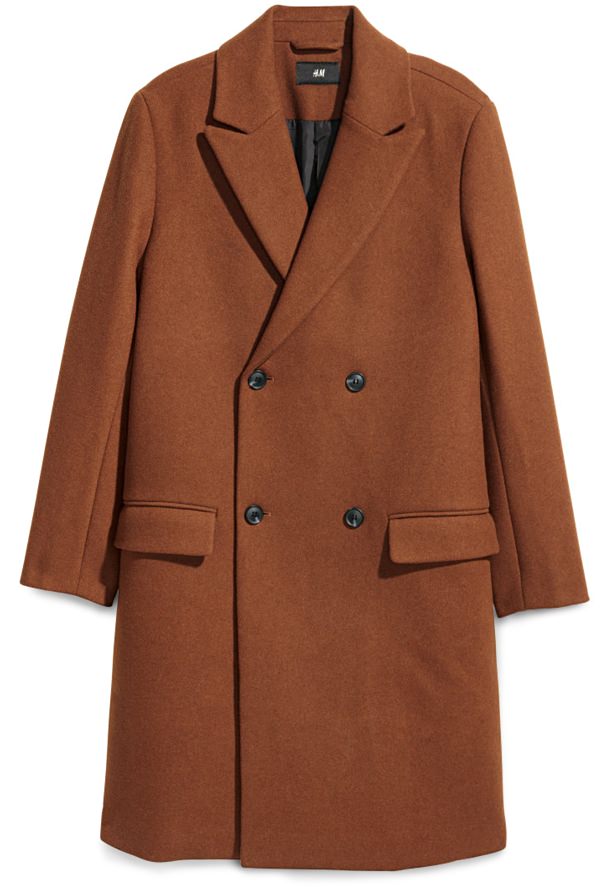 H&M Wool Blend Double-Breasted Coat