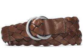 Michael Kors Braided Leather Belt