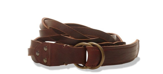 L.L. Bean Signature Braided Leather Belt