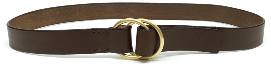 Kika NY Handcrafted Leather and Brass Belt