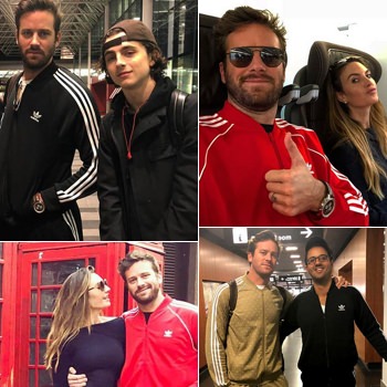 The best photos of Armie Hammer in a track suit