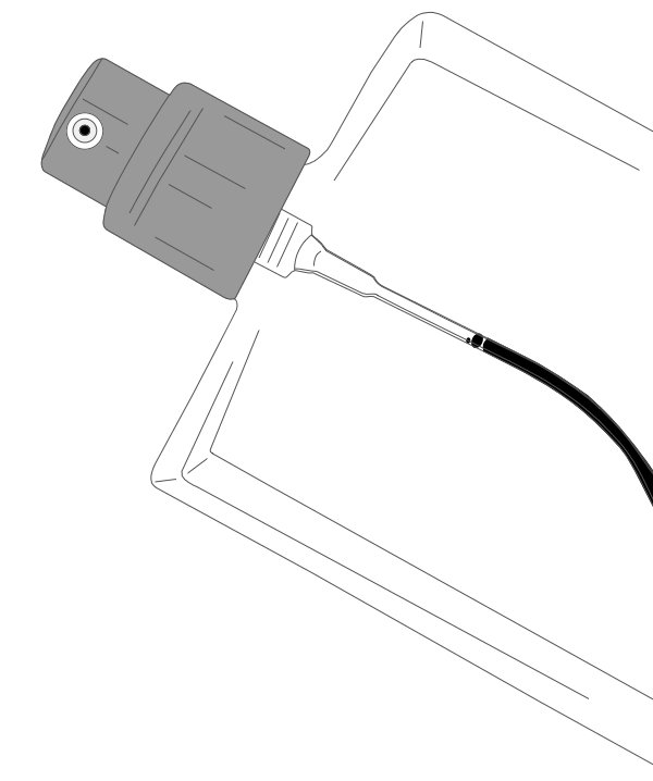 Fragrance bottle sprayer illustration