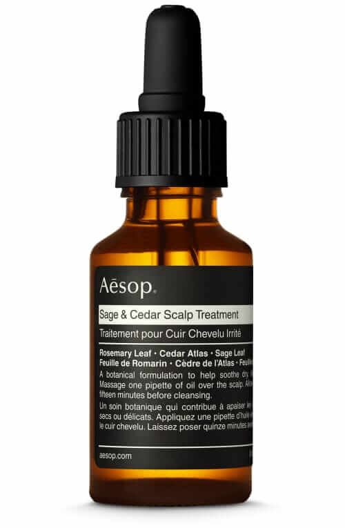 Aesop Sage and Cedar scalp treatment