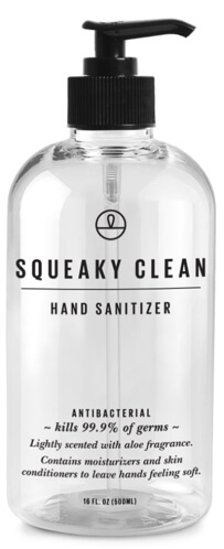 Squeaky Clean Antibacterial Hand Sanitizer