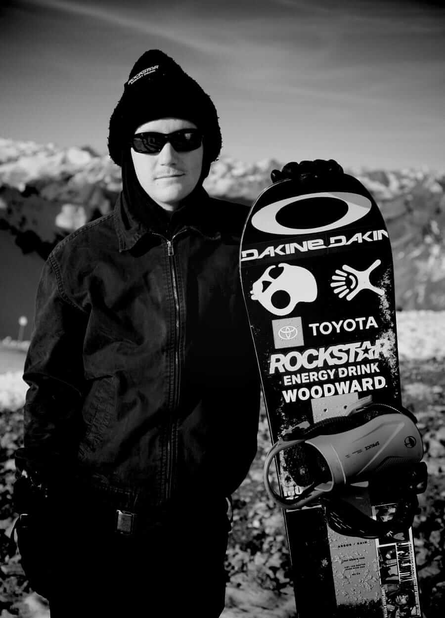 Pro snowboarder Red Gerard