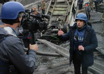 How the War Correspondent Starts His Day