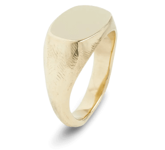 Studebaker Metals Custom Brass Signet Ring