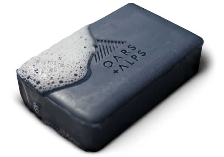 Oars + Alps Blue charcoal bar soap