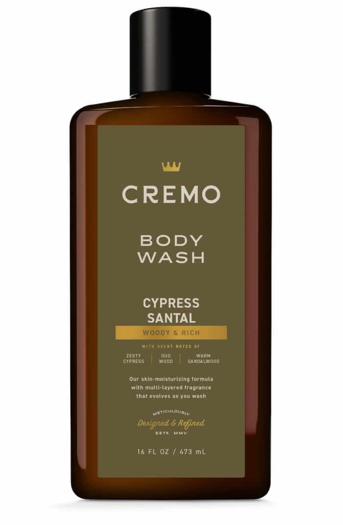 cremo cypress santal body wash