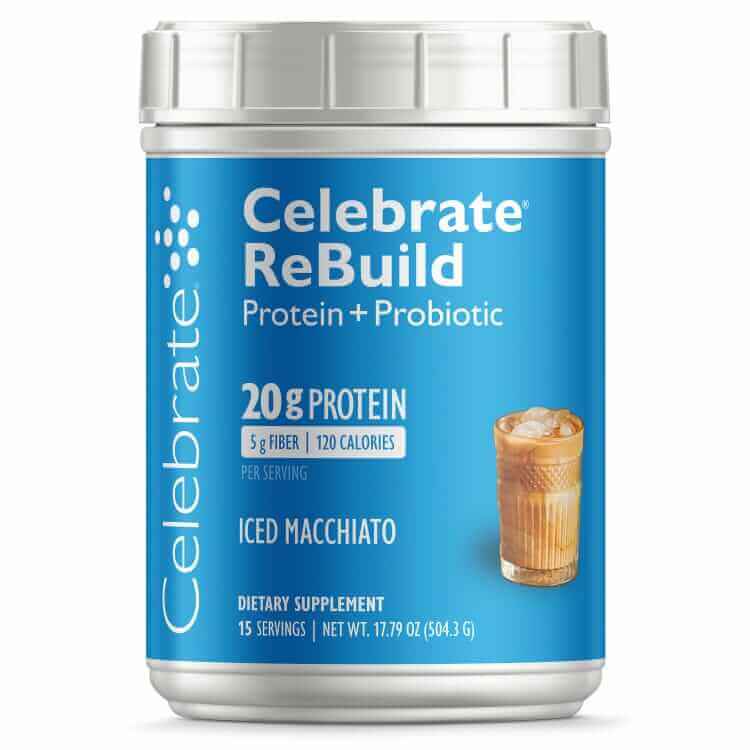 Celebrate Rebuild Protein + Probiotic powder
