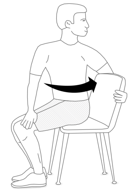 Sitting at your desk stretch