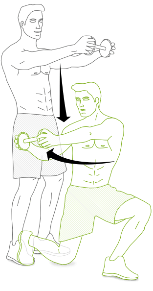 Lunge Twists Exercise