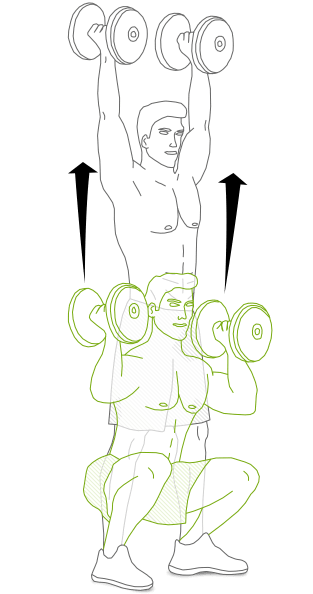 Squat Thrusters Exercise