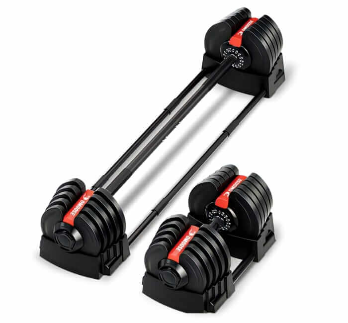 DMoose Adjustable Dumbbell and Barbell Set