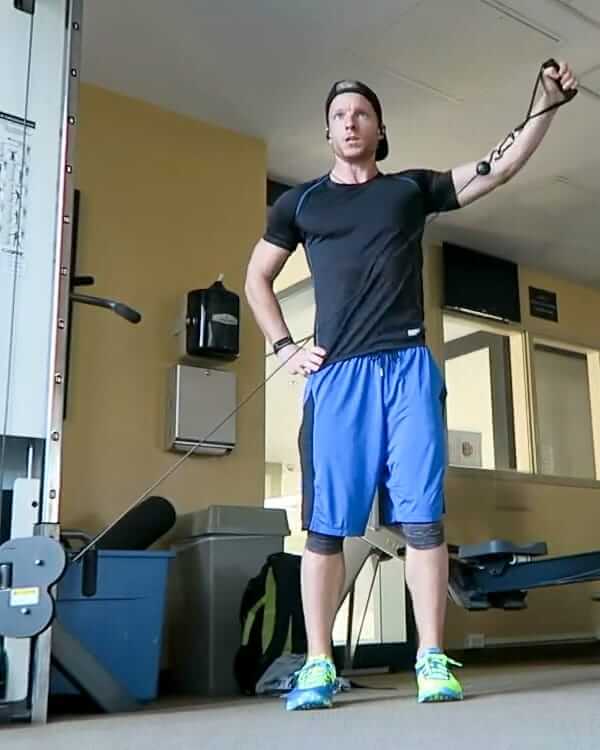 Cable Diagonal Raise exercise