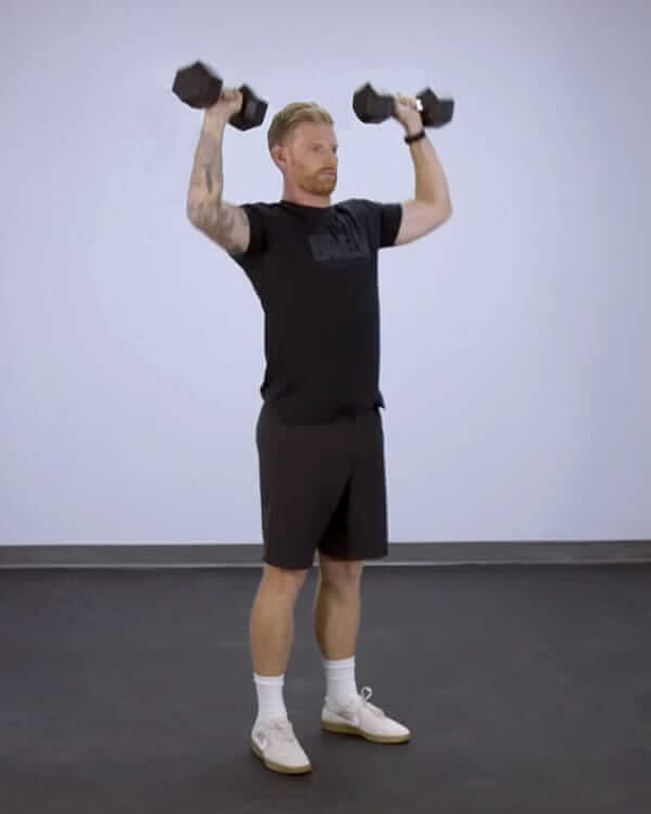 Standing Shoulder Press exercise