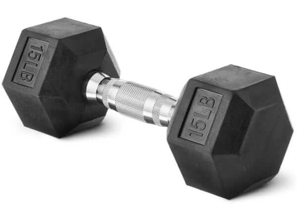 Amazon Basics Rubberized dumbbell
