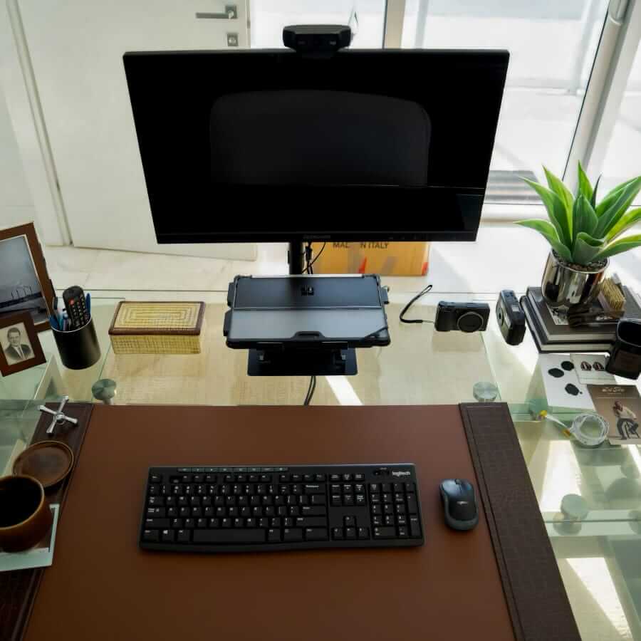 Work desk of Brady Perrigo Del Toro founder and designer