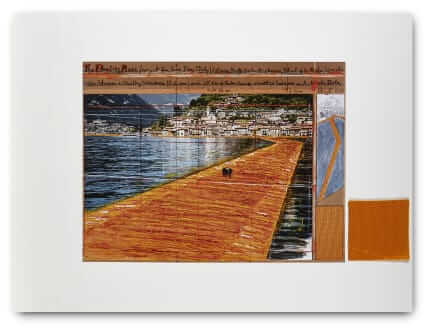 Christo Lake Iseo floating Piers installation