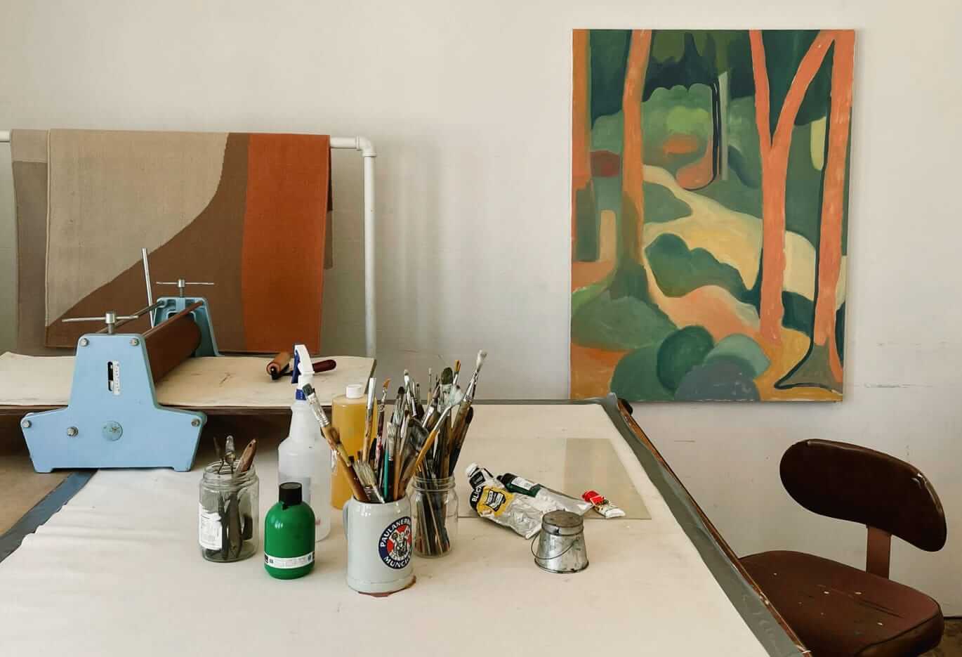 Michael Upton's work desk