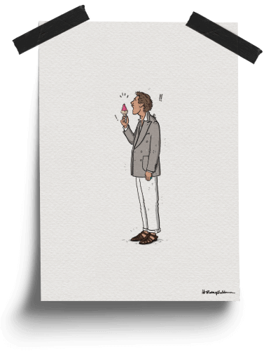 Menswear illustration by Rodrigo Saldana