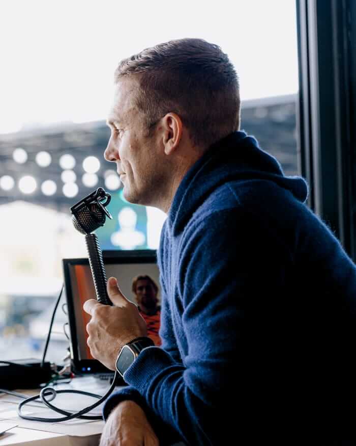 Taylor Twellman work desk
