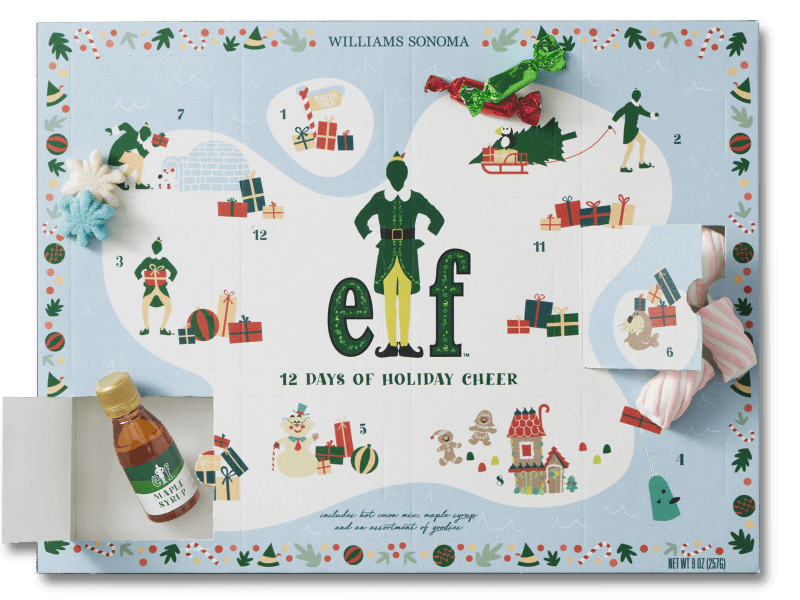 Williams Sonoma Elf' 12 Days of Cheer advent calendar