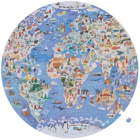 Bopster World Map Puzzle